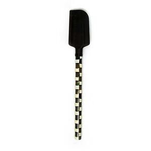MACKENZIE-CHILDS Courtly Check Spatula Black White Kitchen Cookware Decor NEW